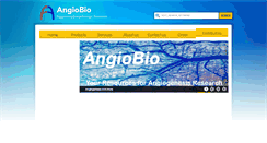 Desktop Screenshot of angiobio.com